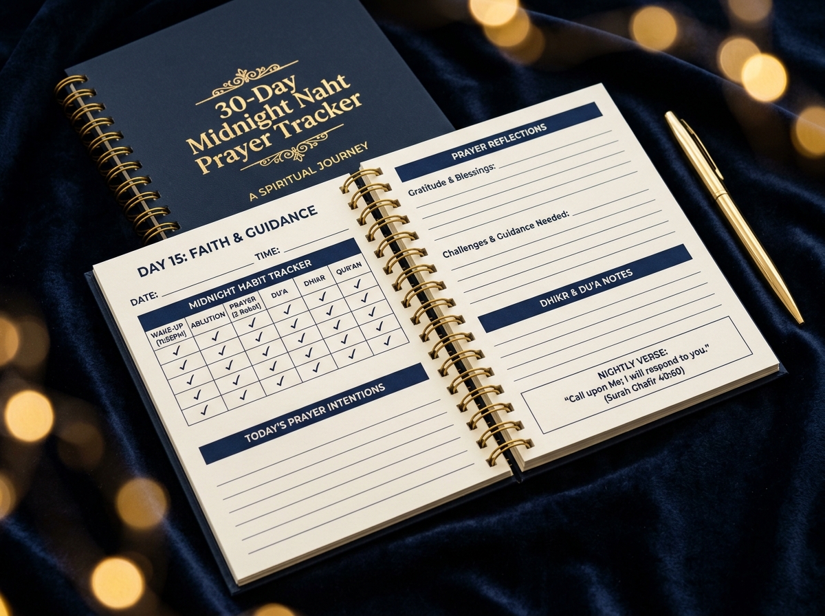 The 30-Day Midnight Prayer Tracker