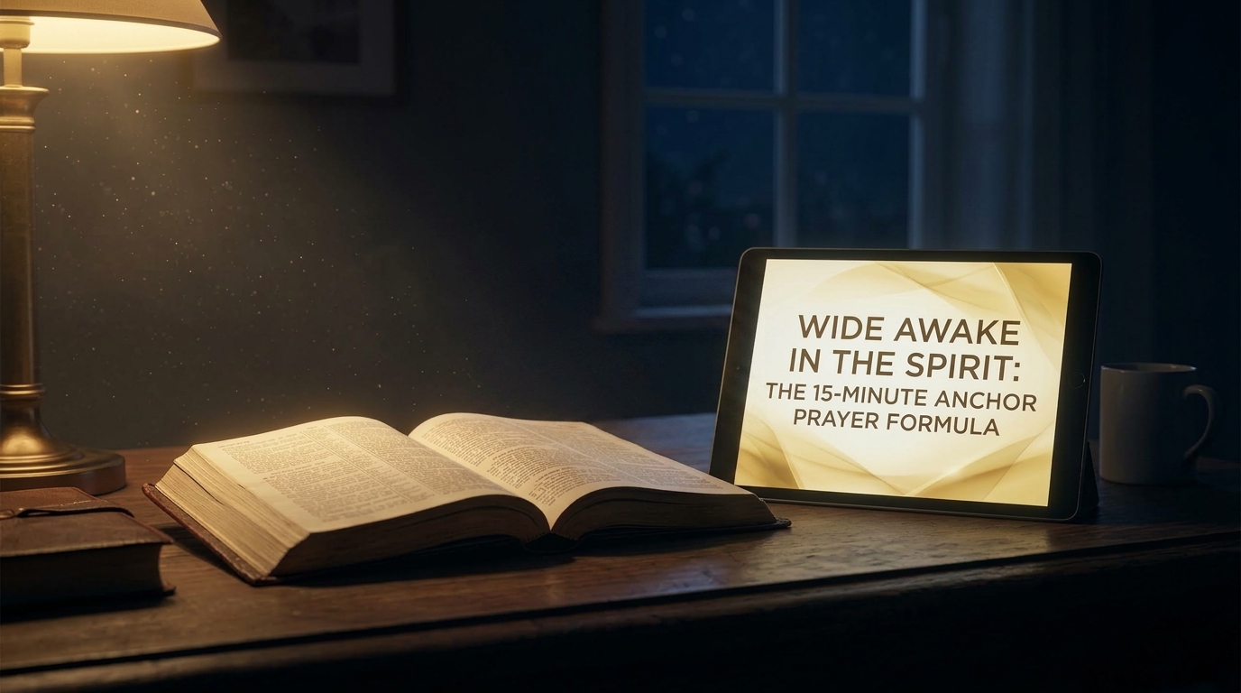 Wide Awake In The Spirit - 15-Minute Anchor Prayer Formula